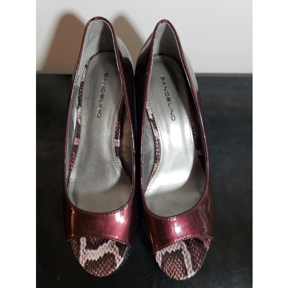 Bandolino Snakeskin Wedge